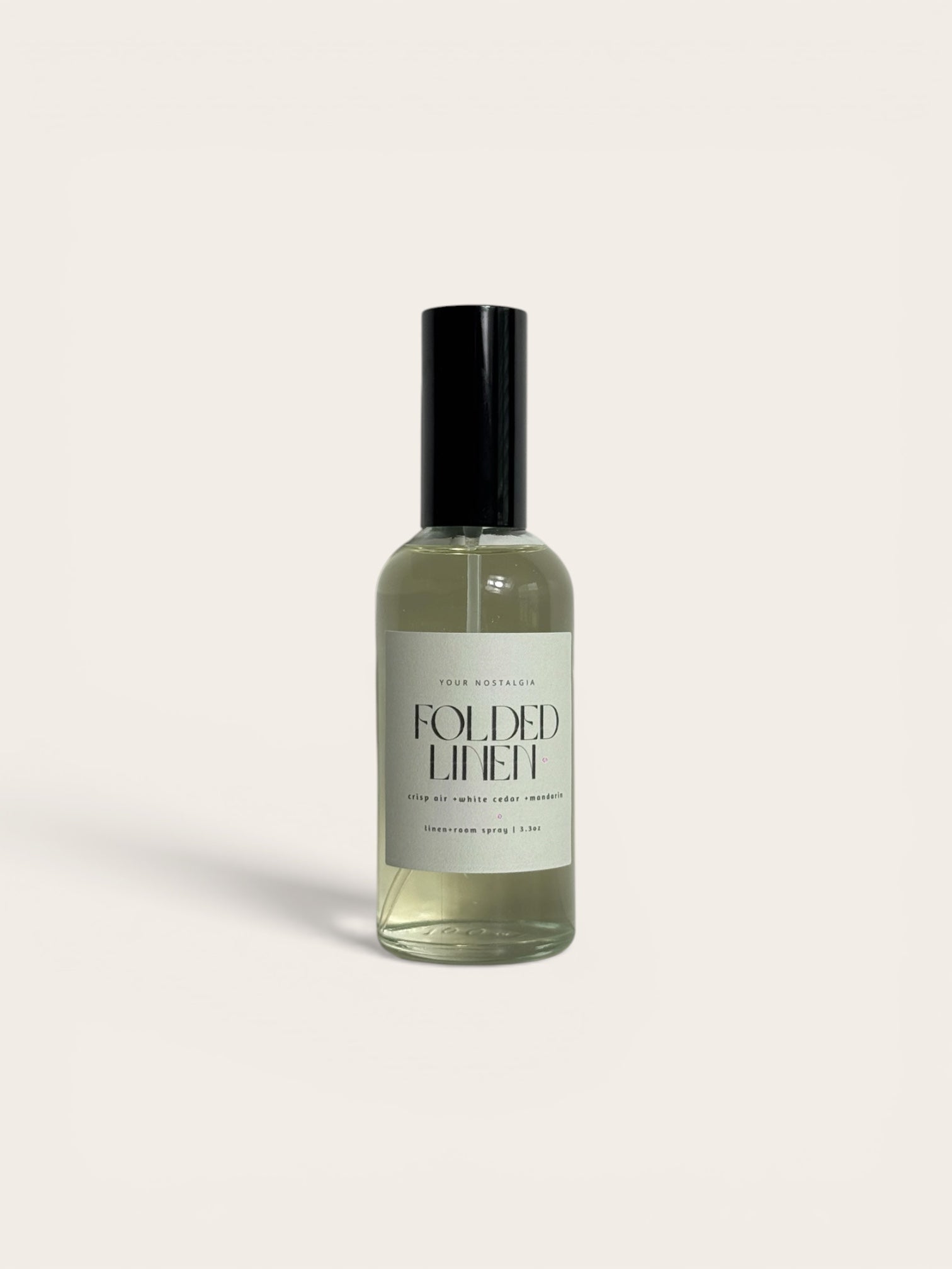 folded linen + room spray